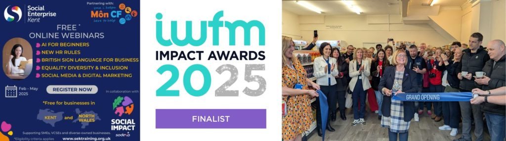 IWFM Award Logo, SE Kitchen Shop openingSodexo funded training